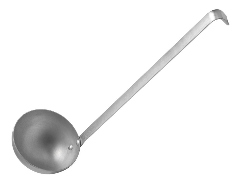 Kitchen Ladle Pardini in Aluminum Model Albergo Diameter Cm 18