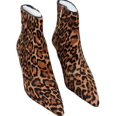 Michael Kors Selina Pointed-Toe Leopard Ankle Boot - Women's US 9M