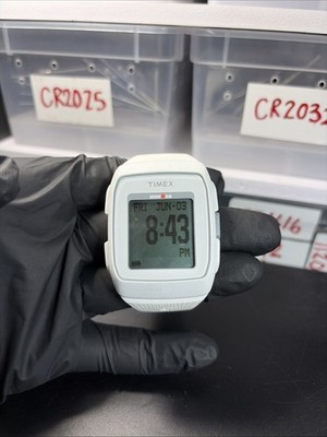TIMEX IRONMAN GPS MULTISPORT WHITE WATCH TW5M08500 MODEL M087 NO CHARGER