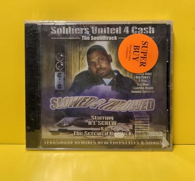 D.J. Screw & The Screwed Up Click - Soldiers United 4 Cash - 2002 - TJS-2020 New