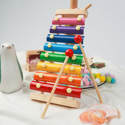 Xylophone for Kids, Xylophone Musical Toy with Child Safe Mallets Educational Mu - Bild 8 von 12