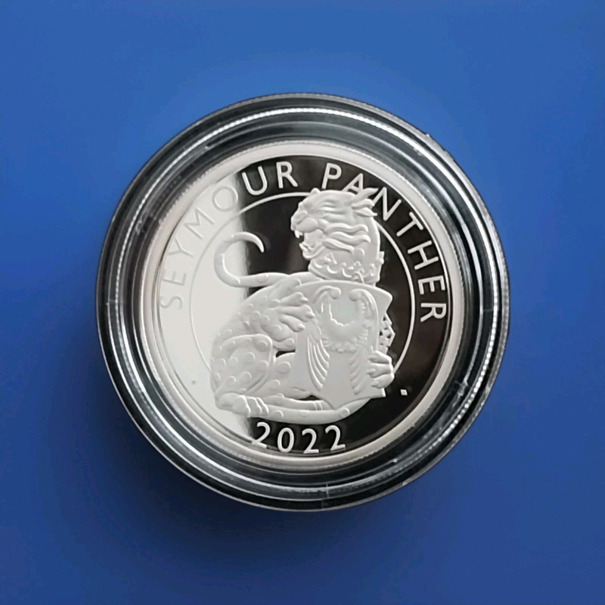 2022 2 Oz Silver £5 Great Britain Tudor Beasts SEYMOUR