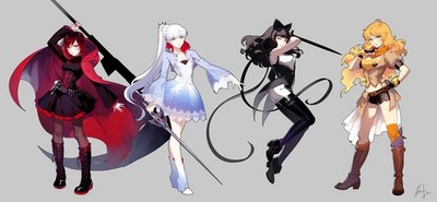 Anime Rwby Ruby Rose Weiss Schnee Blake Belladonna 11x17 Poster