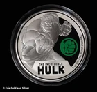2024 $10 Niue Marvel The Incredible Hulk 3 oz Silver Coin in OGP