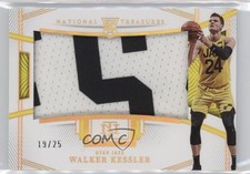 2022 National Treasures Rookie Jumbo Materials Prime 19/25 Walker Kessler 0zk4