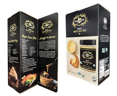 2-PACK Maple Gold 100% Organic Maple Butter, 15 Ounces each box