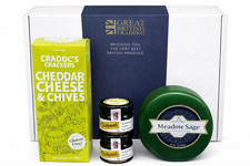 Gluten Free cheese Hamper with crackers, cheese and chutney- gift, birthdays