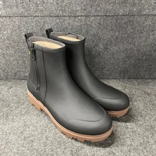 Bogs Holly Rain Zip Rainboot Women's Size US 9 Black