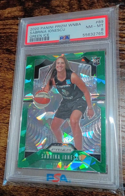 Sabrina Ionescu 2020 Panini Prizm WNBA Green