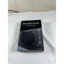 Ultra Lightweight Mini Electric Bike Pump 100 PSI Rechargeable USB-C Black