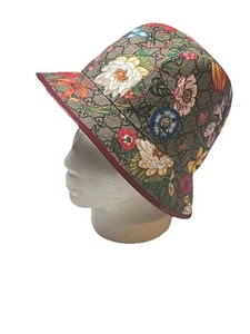Auth. Gucci GG Flora Supreme Fedora Hat Floral Monogram Sz S 56cm Box Dust Bag GUCCI GG Supreme Monogram Flora Fedora Hat - Consigned Designs main image 3