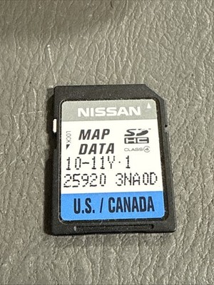 OEM Genuine LEAF Connect SD Navigation CARD MAP MEMORY 25920-3NA0D 2014 2015