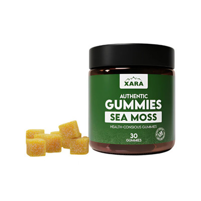 Xara Shilajit - Irish Sea Moss Gummies, 30 Count, Exp. 08/27 ($39+ Value)
