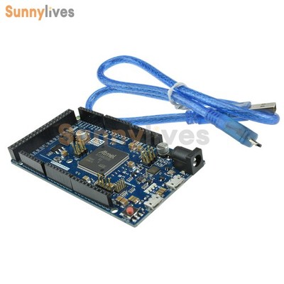 SAM3X8E DUE R3 32-bit ARM Cortex-M3 Control Board Module + USB Cable For Arduino
