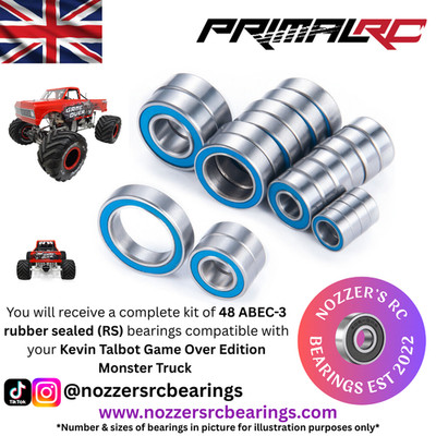 Primal RC Kevin Talbot Game Over Edition Complete Bearing Kit