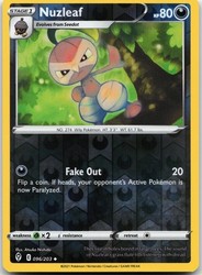 Nuzleaf 096/203 Reverse Holo Evolving Skies