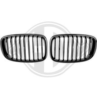 KüHlergrill KüHlergitter Schwarz GläNzend FüR Bmw 5Er Gran Turismo