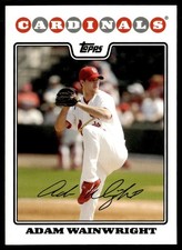 2008 Topps Adam Wainwright St. Louis Cardinals #244