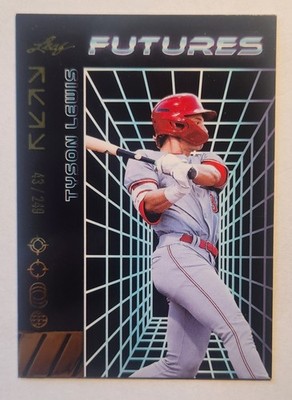 2024 Leaf Futures Multi Sport Tyson Lewis Gold RC SN/249 Reds