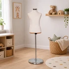 Kid Dress Mannequin Display Adjustable Chrome Stand Child Torso Boy Girl Unisex