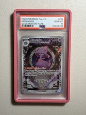 Mismagius 212/193 Pokemon Paldea Evolved Illustration Rare - PSA 10