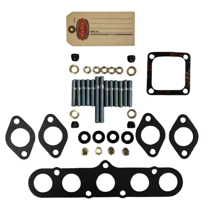 Kit de reconstrucción de hardware de colector de 6 cilindros con juntas para Plymouth Cambridge 1953 Foto 2 de 4