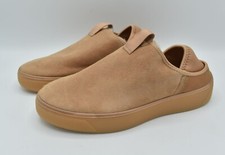 ECCO Womens EUR 41 US 10 - 10.5 Street Tray Toffee Lined Slip On Nubuck Shoes