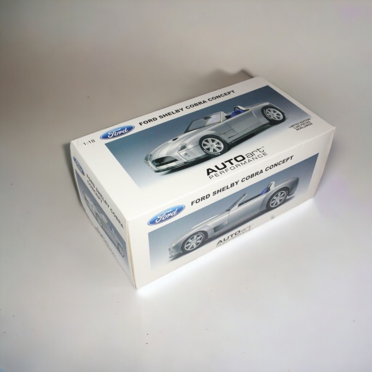 1/18 Shelby Cobra concept コブラ コンセプトカー AUTOart 1/18 model car Ford Shelby Cobra Concept 2004 Silver