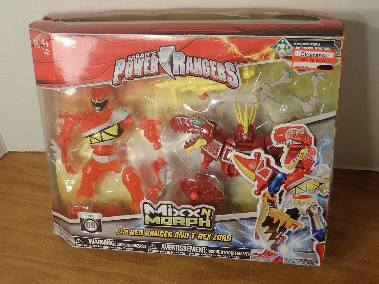 power rangers dino charge red ranger zord