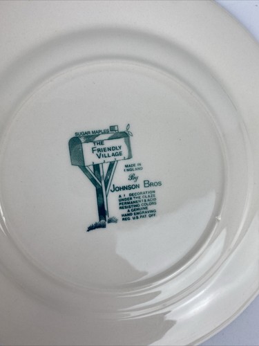 Johnson Bros Friendly Village Sugar Maples Bread Dessert Plates (set of 10) - Picture 9 of 9