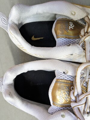 Nike‎ Air VaporMax 360 Mens White Gold Running Lifestyle Shoes CK9251 100 Sz 13 Nike Air Vapormax 360 Shoes Mens 8.5 White Metallic CK9671  main image 2