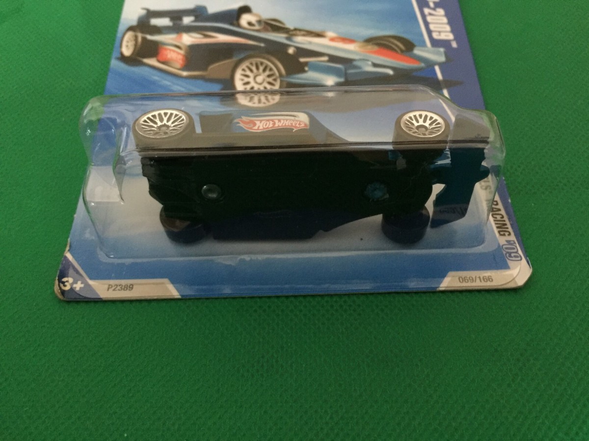 Hot Wheels 2009 Blue Racing Car - 1:64 Scale Diecast Model Car, GP-2009 Series