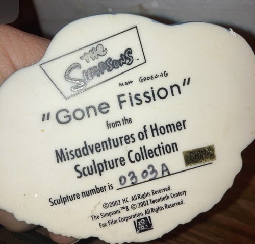 The Simpson’s From The Misadventures Of Homer Simpson Gone Fission Sculpture 02 - Picture 4 of 8