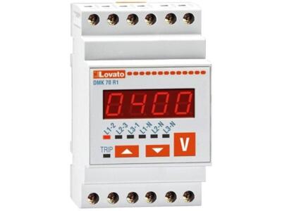 DMK 70 R1 Messgerät für DIN-Schiene LED VAC: 15-660V True RMS 45-65Hz LOVATO ELE