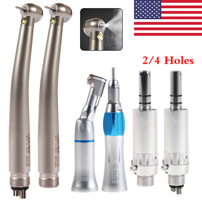 Estilo NSK Dental 4/2 Agujero Alta y Baja Velocidad / Kit Pieza de Mano Turbina