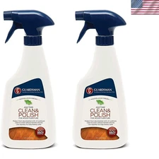 Wood Furniture Care Essentials - 16oz Clean & Polish Set - UV Protection & Shine