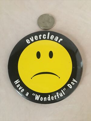 EVERCLEAR - HAVE A ''WONDERFUL'' DAY 3.5'' PROMO PINBACK PIN BACK BUTTON