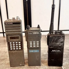 Bendix King Radio Portable Handheld Model LPH2142B, Radioshack, ICOM Lot OF 3