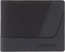 PIQUADRO Portafoglio con portadocumenti portamonete RFID