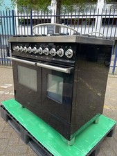 Britannia electric double oven & 6 burner gas range