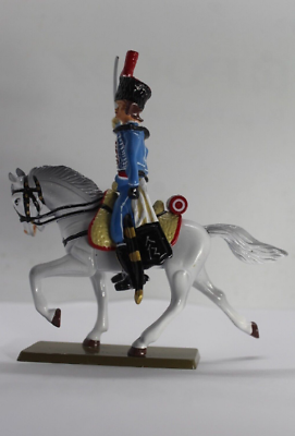 Figurines Starlux - Les Glorieux Cavaliers De Napoléon : 12ème Régiment De Hussards (2 Pièces) - Plomb Peint échelle 1:32
