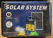 Solar System Solar Powered MP3 Player - Radio - Charger
