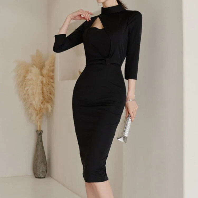 Business formal black dress 2025