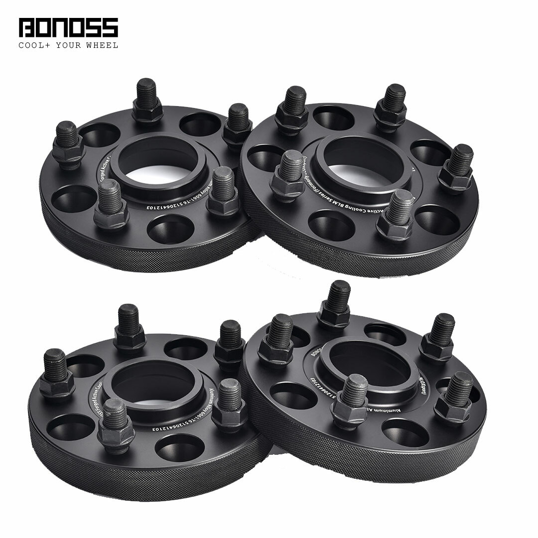 BONOSS 20mm Hub Centric Wheel Spacers For Tesla Model S/X 2012-2022 | 5x120 CB64.1 (Set Of 4)