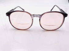 Vintage Fend-All gray Round Horn-Rimmed Sunglasses FRAMES ONLY