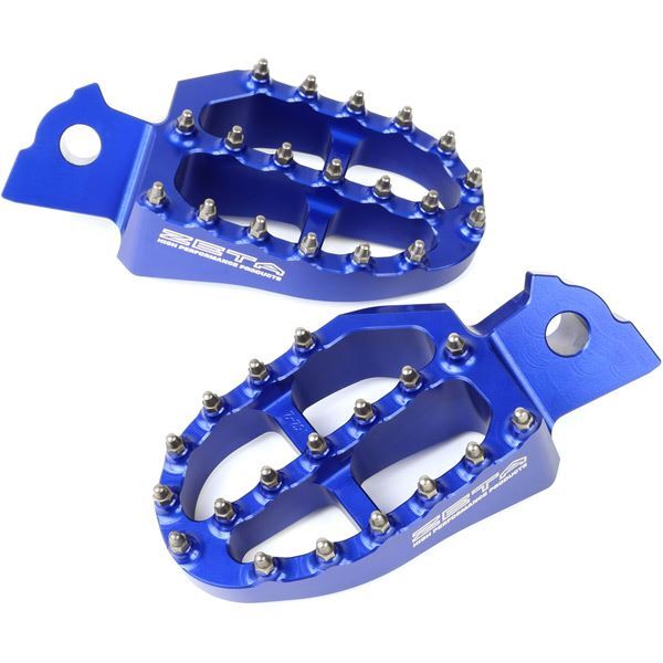 Zeta Blue Footpegs Husqvarna NX/ED SX 16-Onward Aluminium MX Motocross Off-Road