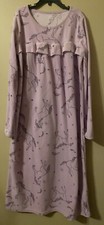 Carters Girls Purple Unicorn Fleece Gown Size 12-14