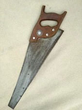  SPEAR & JACKSON QUALITY VINTAGE RIP SAW 22"~9 TPI  PANEL SAW SHEFFIELD ENGLAND 