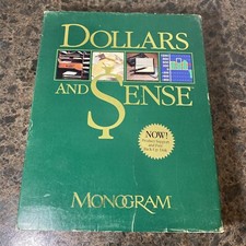 Dollars and ense by Monogram Apple II 5.25" Floppy 1984 48k Version