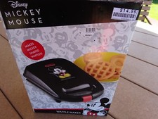 Gofrera en forma de Mickey Mouse de Disney, orejas de Mickey sin usar? caja abierta